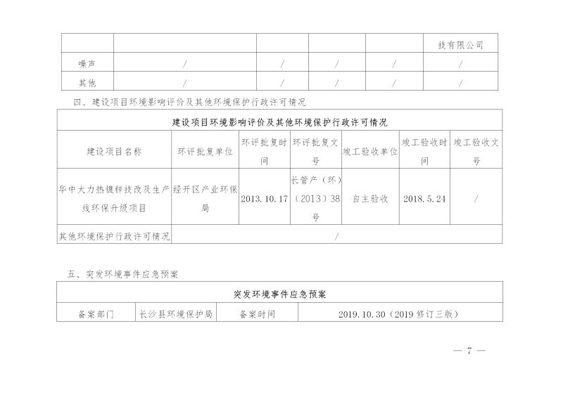 湖南人生就是博电力铁道设施制造有限公司2019年度企业事业单位环境信息公开表(图7)